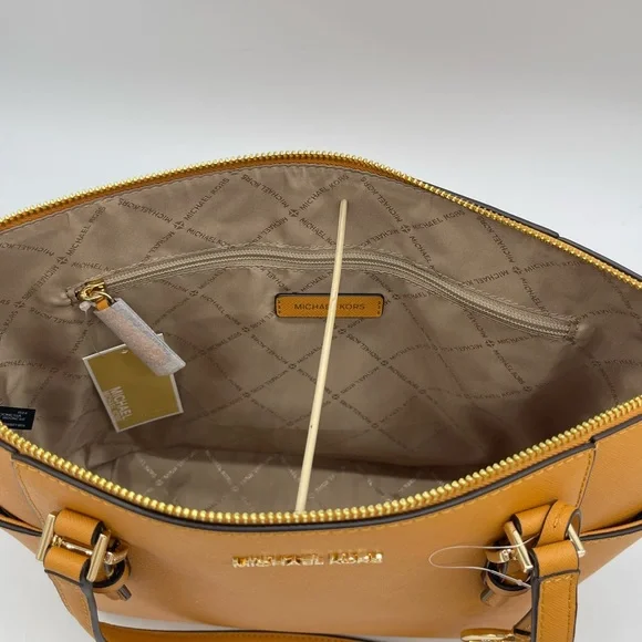 Michael Kors Large Charlotte Tote Bag & Continental Wallet Wristlet